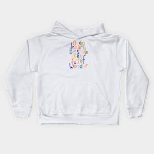 Open Heart Big Smile Kids Hoodie